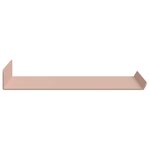 vidaXL Étagère flottante 4 Pièces Rose 30 x 18 x 2 5 cm Acier