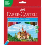 Etui de 48 crayons de couleur Castle Hexagonaux Assortis FABER-CASTELL