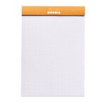 Bloc-Notes Agrafé Dotpad N°12 Orange - 8,5x12 cm - Pointillés Dot - 80 Feuilles Détachables