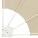 vidaXL Écran de confidentialité pour balcon Beige 210 x 210 cm tissu
