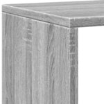 vidaXL Bibliothèque sonoma gris 137 5x29x137 5 cm bois d'ingénierie