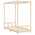 vidaXL Cadre de lit pour enfant 90x190 cm Bois de pin massif