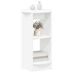 vidaXL Meuble d'appoint Blanc Bois d’ingénierie