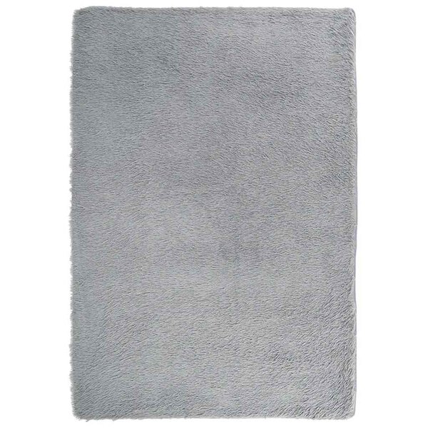 vidaXL Tapis shaggy à poils longs NAVARRA gris clair 200x290 cm