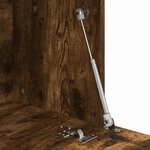 vidaXL Bureau Chêne fumé 71.5 x 31.5 x 106.5 cm Bois d'ingénierie