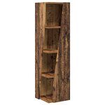 vidaXL Meuble d'angle Bois ancien 27 5x27x102cm Bois d'ingénierie