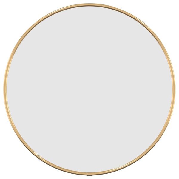 vidaXL Miroir mural Doré Ø 40 cm Rond