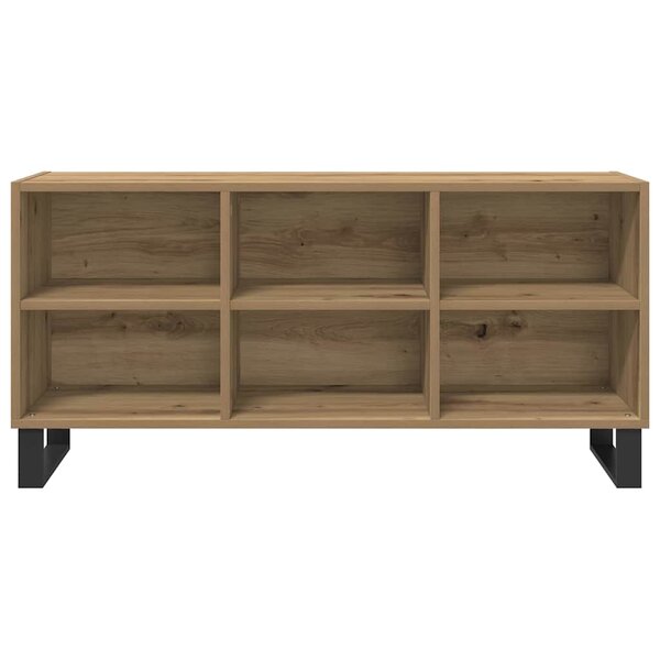 vidaXL Meuble TV Chêne artisanal 103 5 x 30 x 50 cm Bois d'ingénierie