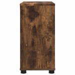 vidaXL Armoire de lavabo de salle de bain Chêne fumé 60 x 30 x 60 cm