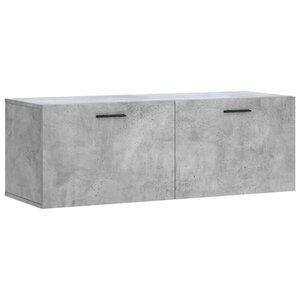 vidaXL Armoire murale gris béton 100x36 5x35 cm bois d'ingénierie