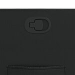 vidaXL Fauteuil inclinable Noir Similicuir