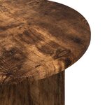 vidaXL Ensemble de tables d'appoint 2 Pièces Chêne Fumé Bois d’ingénierie