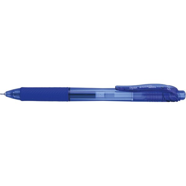 Stylo Roller à encre gel Liquid EnerGel-X BLN105 Bleu x 12 PENTEL