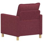 vidaXL Canapé Bordeaux 76 x 81 x 87 5 cm Tissu
