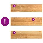 vidaXL Marches d'escalier 12 Pièces marron clair 100x25x2 cm chêne massif