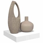vidaXL Étagère murale flottante Blanc brillant 23x23 5x3 8 cm MDF