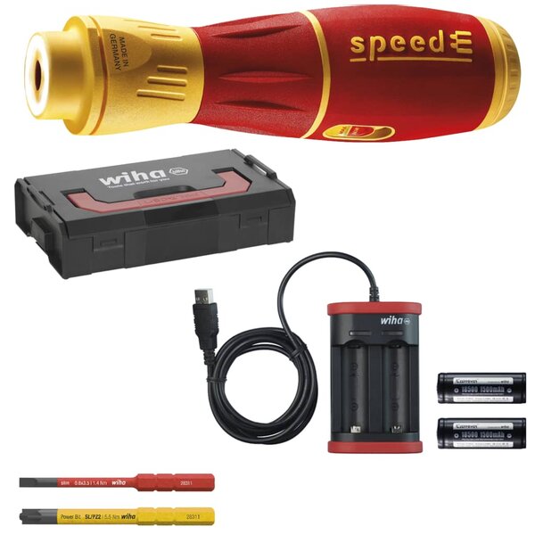Wiha tournevis électronique 7 pièces speed