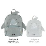 Sac à dos gris - Mr shark