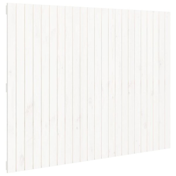 vidaXL Tête de lit murale Blanc 146 5x3x110 cm Bois massif de pin