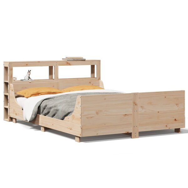 vidaXL Cadre de lit sans matelas 120x190 cm bois de pin massif