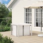vidaXL Chaises de jardin salle à manger 2 Pièces Blanc et anthracite PP