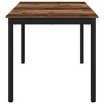 vidaXL Table de salle à manger / Table de repas MÉTAL