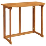 Ensemble de jardin 5 pièces en bois d'acacia