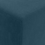 vidaXL Canapé-lit pliable Bleu 200 x 70 x 10 cm Velours