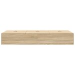 vidaXL Lit de rangement en chêne Sonoma 80x200 cm