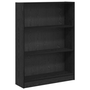 vidaXL Étagère Chêne noir 80 x 24 x 109 cm Bois d'ingénierie