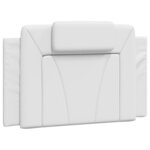 vidaXL Cadre de lit avec LED sans matelas blanc 90x200 cm