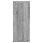 vidaXL Buffet sonoma gris 60x31x70 cm bois d'ingénierie