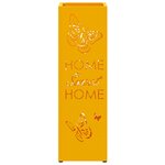 vidaXL Porte-parapluie Moutarde 15 5 x 15 5 x 49 cm Métal