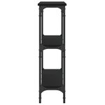 vidaXL Table console noir 100x22 5x75 cm bois d'ingénierie