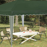 vidaXL Tente de fête pop-up 575 x 290 x 245 cm Vert