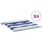 vidaXL Coussins de chaise de jardin lot de 4 50x50x4 cm