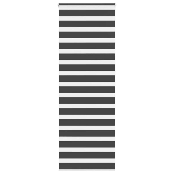 vidaXL Store zèbre noir 75x230 cm largeur du tissu 70 9 cm polyester