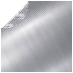 vidaXL Couverture de piscine Argenté 488 cm PE
