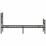 vidaXL Cadre de lit sans matelas chêne sonoma 90x190 cm
