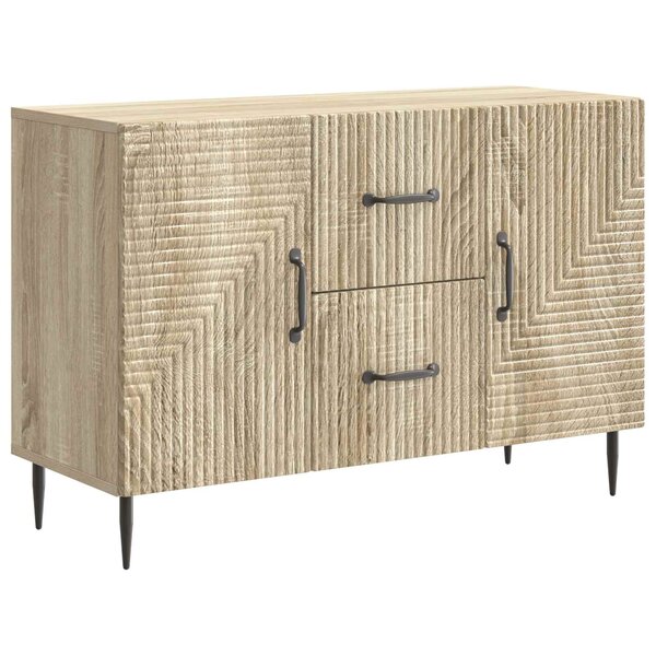 vidaXL Buffet Chêne Sonoma 89 x 34 5 x 60 cm Bois d'ingénierie