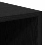 vidaXL Armoire Chêne noir 30 x 50 x 200 cm Bois d'ingénierie