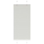 vidaXL Store plissé gris clair 60x100 cm largeur du tissu 59 4 cm