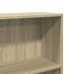 vidaXL Bibliothèque chêne sonoma 80x24x176 cm bois d'ingénierie