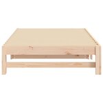 vidaXL Lit coulissant 2x(100x200) cm Bois de pin massif
