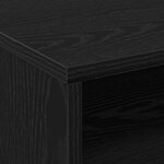 Cabinet roulant vidaXL Chêne noir 60x48x81 cm Bois d'ingénierie