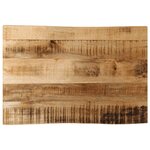 vidaXL Dessus de table bord vivant 70x40x2 5 cm bois de manguier brut