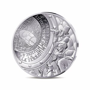 L'Art de la Plume – De la terre à la lune - Monnaie de 10€ Argent