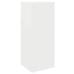 vidaXL Boîte de dépôt de colis Blanc 41 x 38 x 103 cm Acier