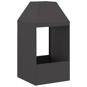 vidaXL Braise Noir 50 x 50 x 100 cm Acier