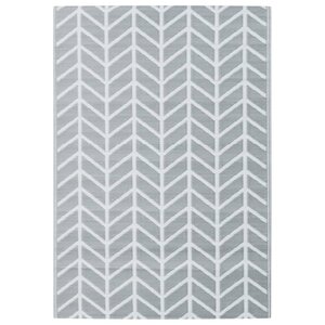 vidaXL Tapis d'extérieur ARAKIL Gris 160x230 cm PP